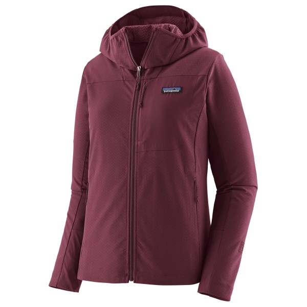 Patagonia Women’ R1 Crossstrata Hoody Softshelljack Rood