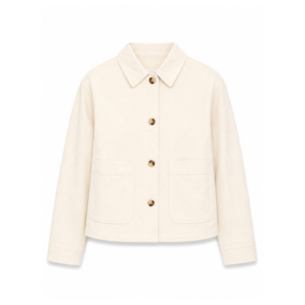 Mazine Women’s Corduroy Shacket Vrijetijdsjack Wit