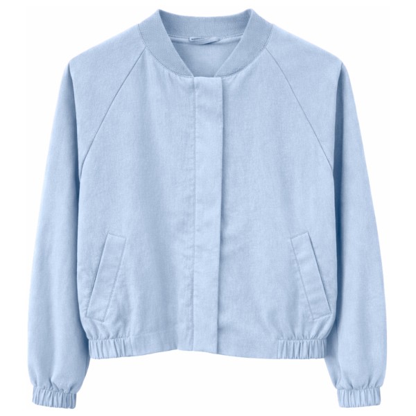 Mazine Short Cotton Bomber Freizeitjacke Damen (Gr L |blau)