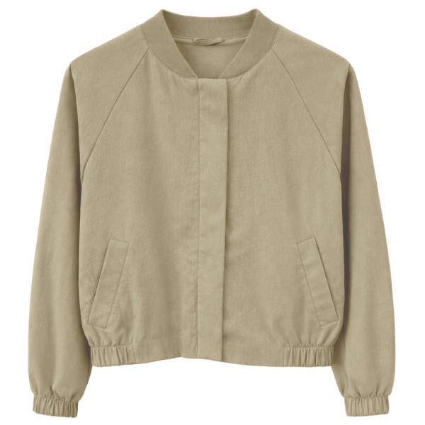Mazine Short Cotton Bomber Freizeitjacke Women (Gr XS |beige)