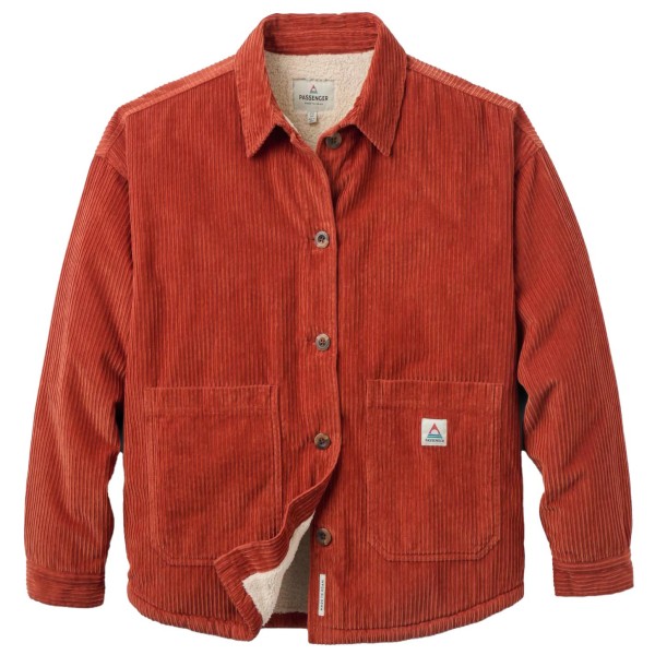 Passenger Women’s Flint Corduroy Overshirt 2.0 Vrijetijdsjack Rood