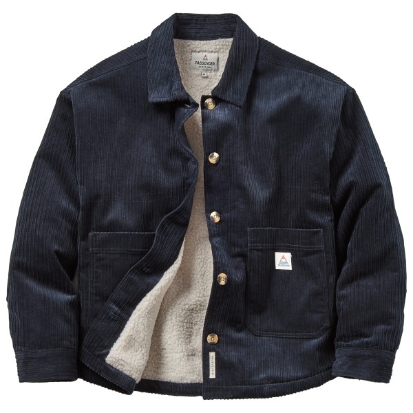 Passenger Women’s Flint Corduroy Overshirt 2.0 Vrijetijdsjack Zwart