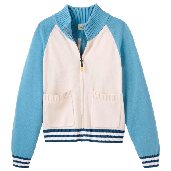 Passenger Women’s Penida Full-Zip Knitted Jacket Vrijetijdsjack Blauw