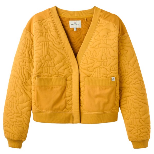 Passenger Women’s Seagrass Organic Cotton Quilted Cardigan Cardigan Oranje