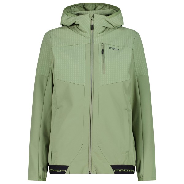 CMP Women’s Jacket Fix Hood 36M1116 Softshelljack Olijfgroen