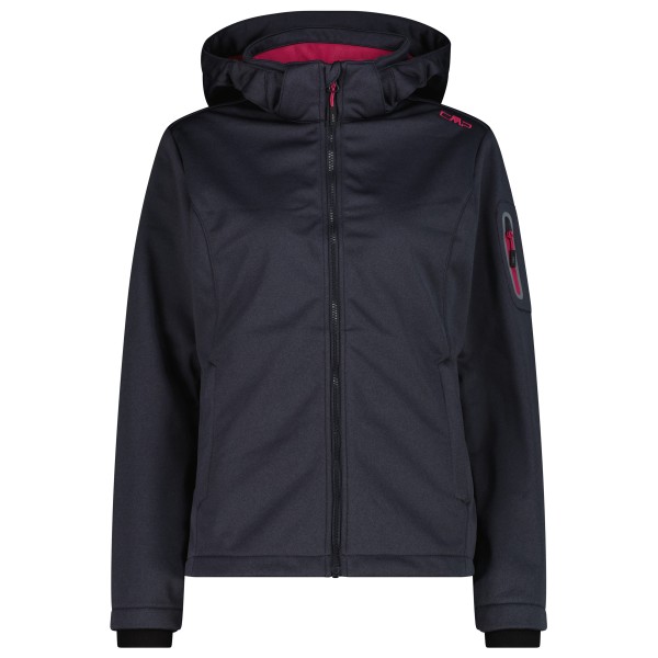 CMP Women’s Jacket Zip Hood 39A5006M Softshelljack Blauw