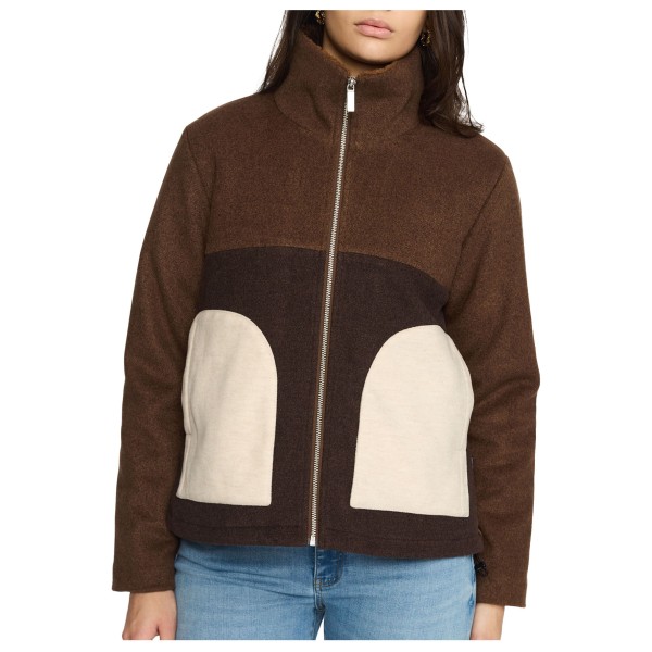 Selfhood Women’s Block Jacket Vrijetijdsjack Bruin