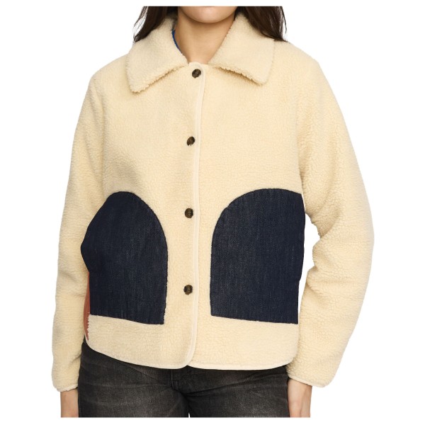 Selfhood Women’s Teddy Block Jacket Vrijetijdsjack Beige