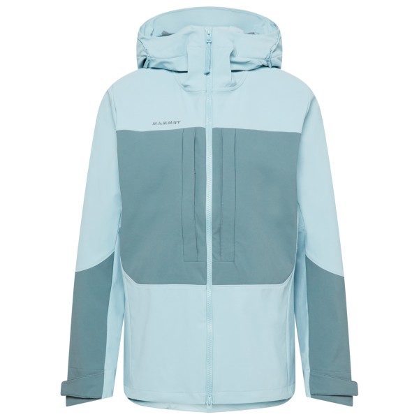 Mammut - Women's Skintrack SO Hooded Jacket - Softshelljacke Gr XS grau/türkis