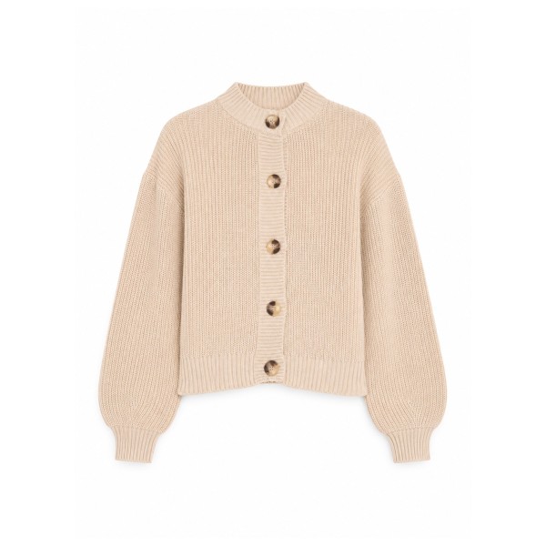 Mazine Women’s Crew Neck Knit Cardigan Vrijetijdsjack Beige