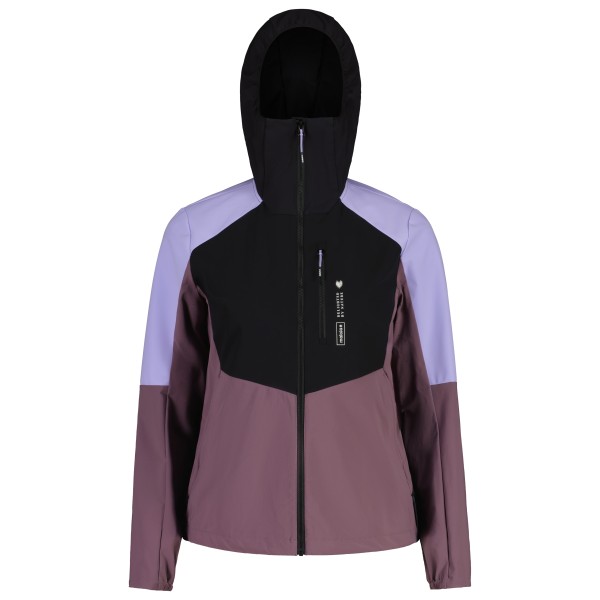 Maloja Women’ LyngenM. Softshelljack purper Zwart