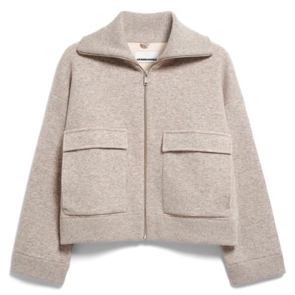 ARMEDANGELS Women’ Cotton-Wool Knit Jacket Vrijetijdsjack Grijs