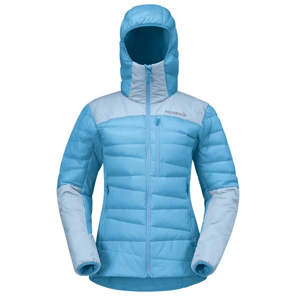 Norrøna Women’s Falketind Down750 Hood Donsjack Blauw