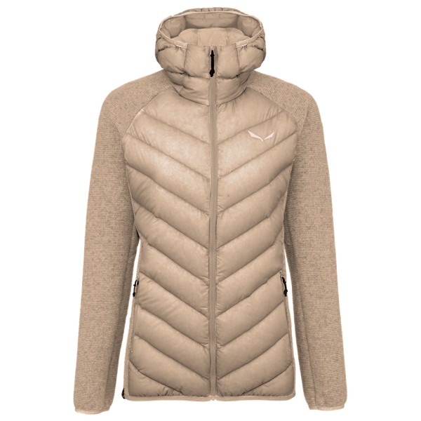 Salewa – Women’s Fanes Sarner/Down Hybrid Jacket – Donsjack maat 36, Beige