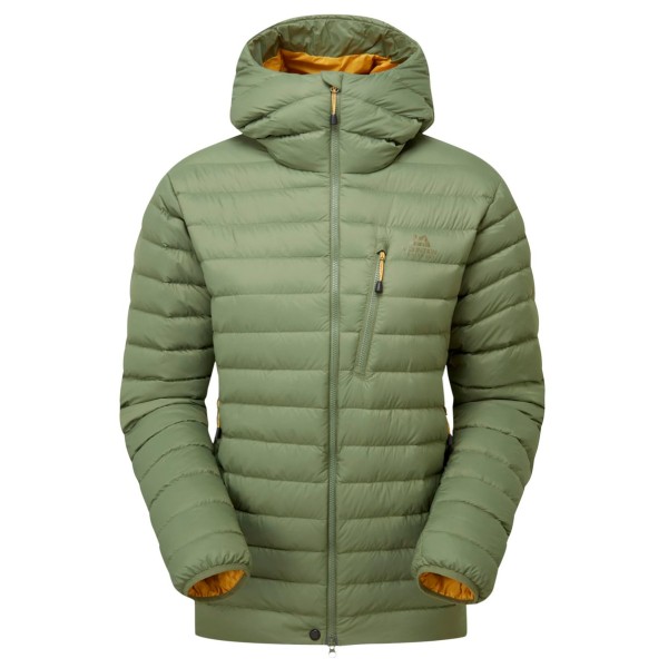 Mountain Equipment Women’s Earthrise Hooded Jacket Donsjack Olijfgroen