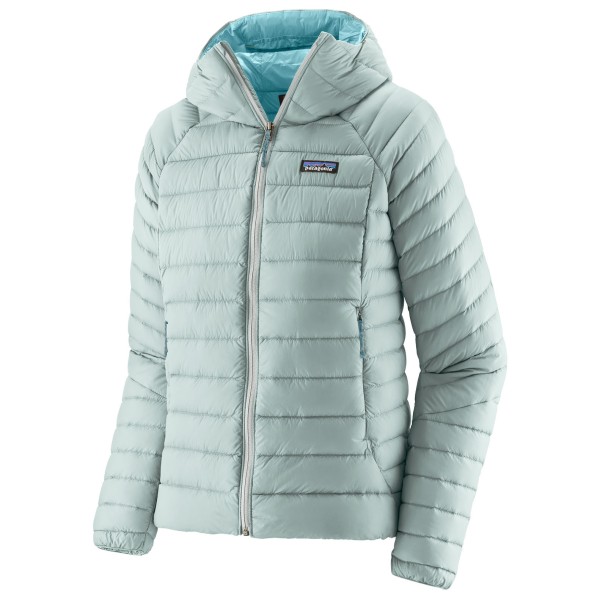Patagonia Women’s Down Sweater Hoody Donsjack /turkoois Grijs