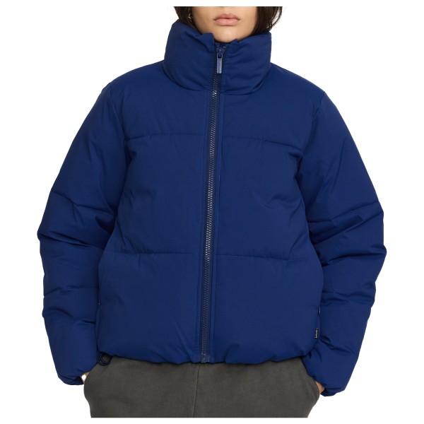 Selfhood Women’s Short Puffer Winterjack Blauw