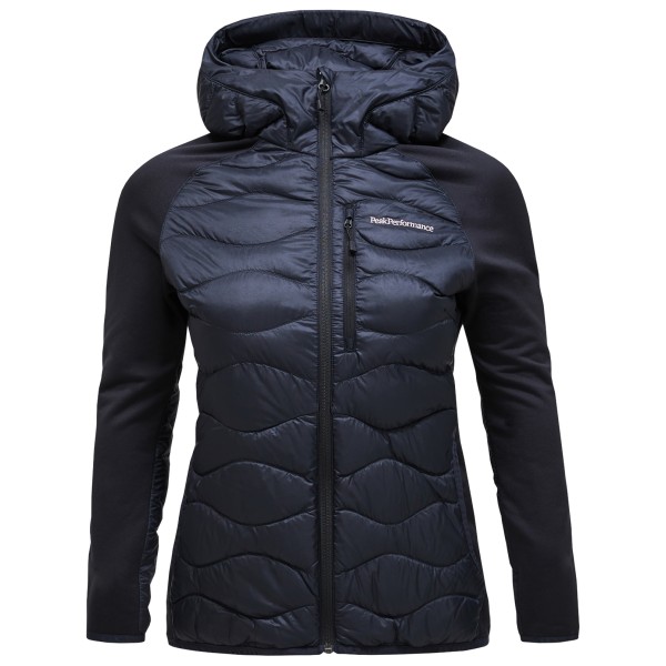Peak Performance Women’s Helium Down Hybrid Hood Donsjack Zwart