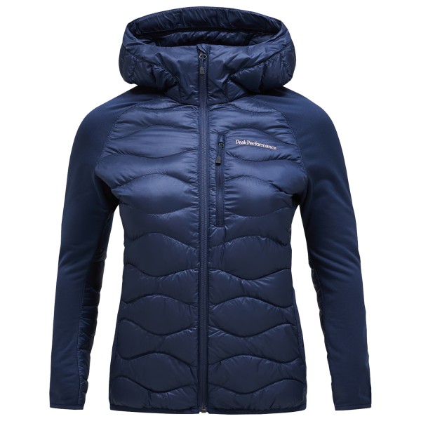 Peak Performance Women’ Helium Down Hybrid Hood Donsjack Blauw