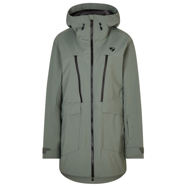 Image of Ziener - Women"s Thala - Skijacke Gr 34;38 oliv/grau;rot'