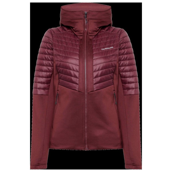 Didriksons Women’s Annema Full Zip 6 Synthetisch jack Rood
