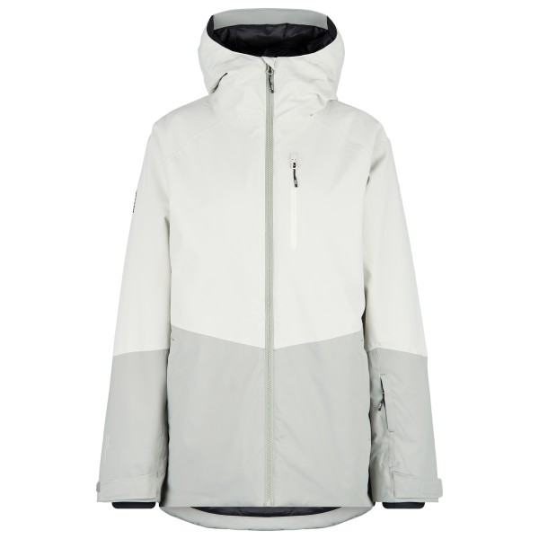 Skijacke Stoic MountainWool AsplidenSt. Long Ski Jacket Damen (Gr XL |grau/weiß |wasserdicht)