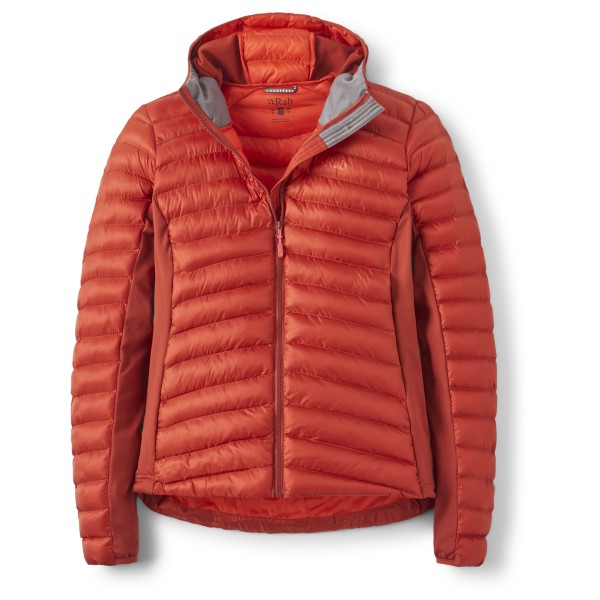 Fleecejacke Rab Cirrus Flex Hoody Damen (Gr 40 |rot)