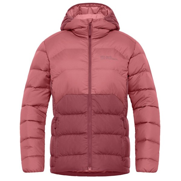 Image of Jack Wolfskin - Women"s Ather Down Hoody - Daunenjacke Gr L;M;S;XL;XS grau;rot/rosa'