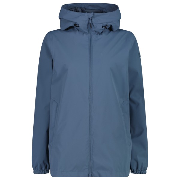 CMP ClimaProtect Jacket Fix Hood Parka Women (Gr 34 |blau |wasserdicht)