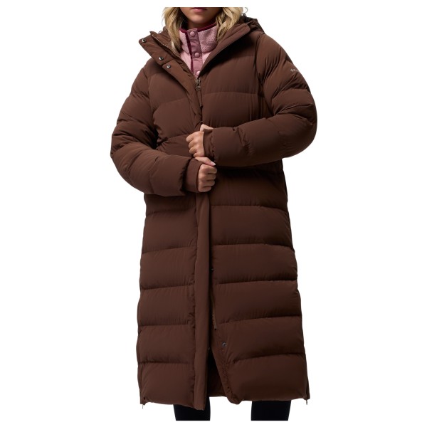Columbia Women’s Amaze Puff Long Hooded Jacket Donsjack Bruin