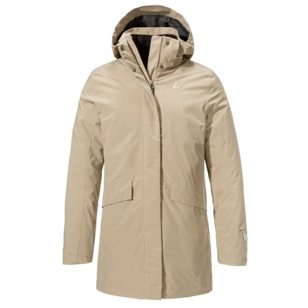 Schöffel 3in1 Parka Borkol Parka Women (Gr 48 |beige |wasserdicht)