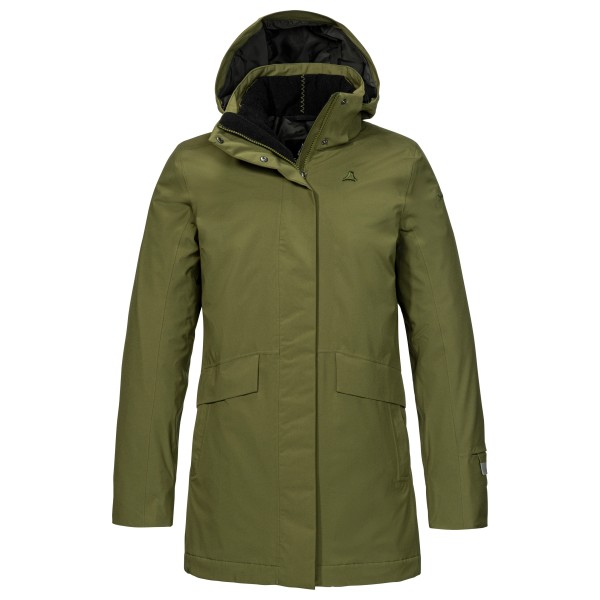 Schöffel Women’s 3in1 Parka Borkol Parka Olijfgroen