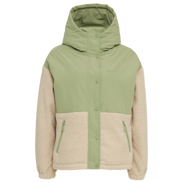 Mazine Fabric Blocking Jacket Winterjacke Women (Gr S |beige/oliv)