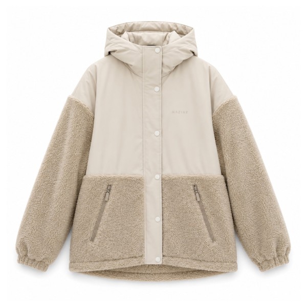 Mazine Women’s Fabric Blocking Jacket Winterjack Beige