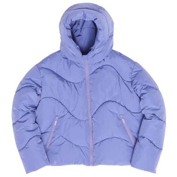 Mazine Waves Quilt Short Puffer Jacket Winterjacke Damen Alltag (Gr XXL |lila |wasserdicht)