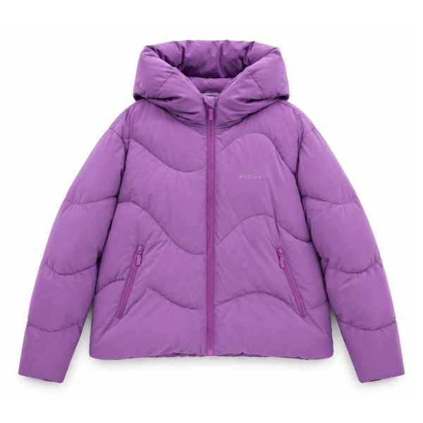 Mazine Women’s Waves Quilt Short Puffer Jacket Winterjack Purper