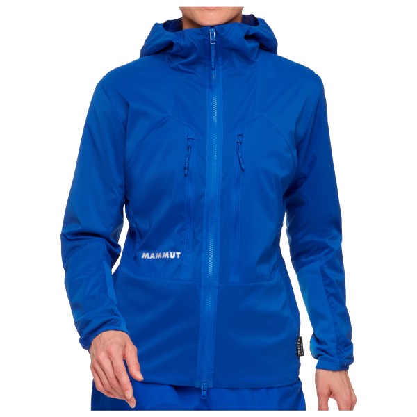 Mammut – Women’s Eiger Nordwand Insulation Flex Air Hooded – Synthetisch jack maat XL, Blauw