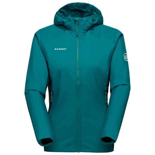 Mammut – Women’s Rime Air Insulation Hybrid Hooded Jacket – Synthetisch jack maat XS, turkoois Turquoise