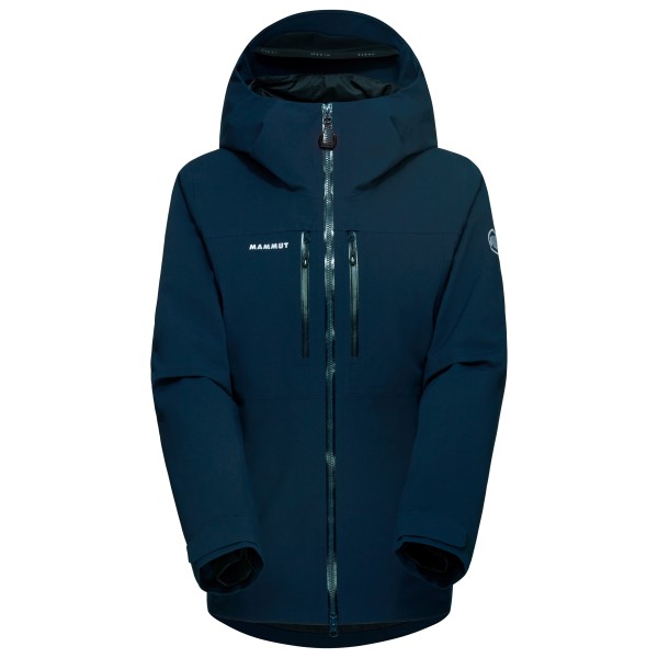 Mammut Women’s Stoney Hardshell Thermo Hooded Jacket Ski-jas Blauw