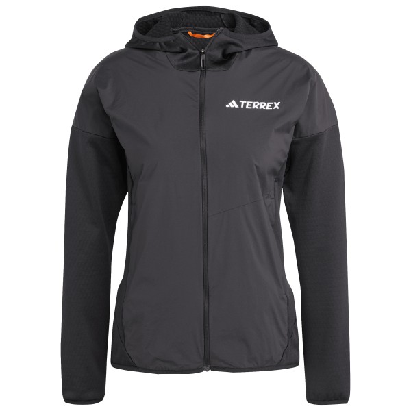 adidas Terrex XPR Wind Hybrid Fleece Kunstfaserjacke Damen (Gr L |grau)