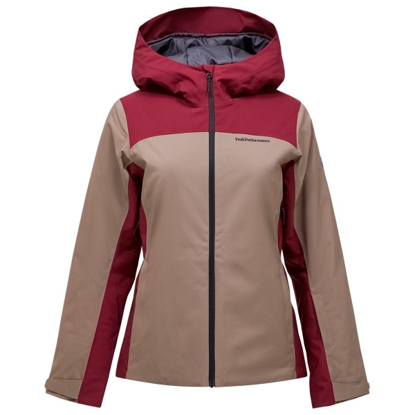 Peak Performance Women’ Anima Blocked Insulated Ski-jas Bruin