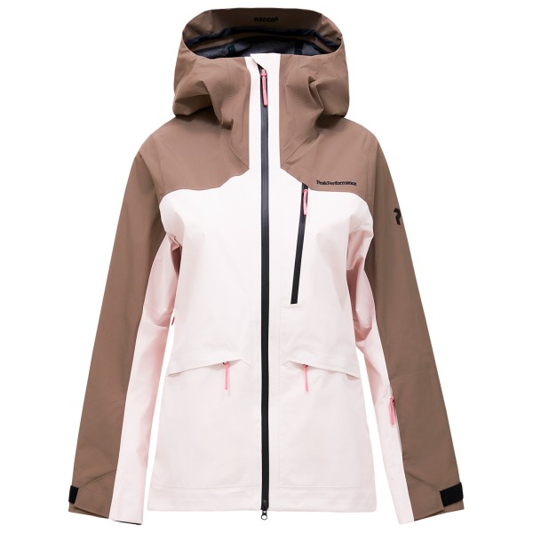Peak Performance Women’ Vertec 3L Jacket Ski-jas Bruin