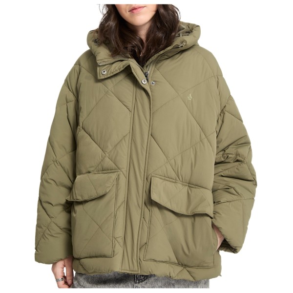 Volcom Women’s Out Of Boxy Puff Winterjack Olijfgroen