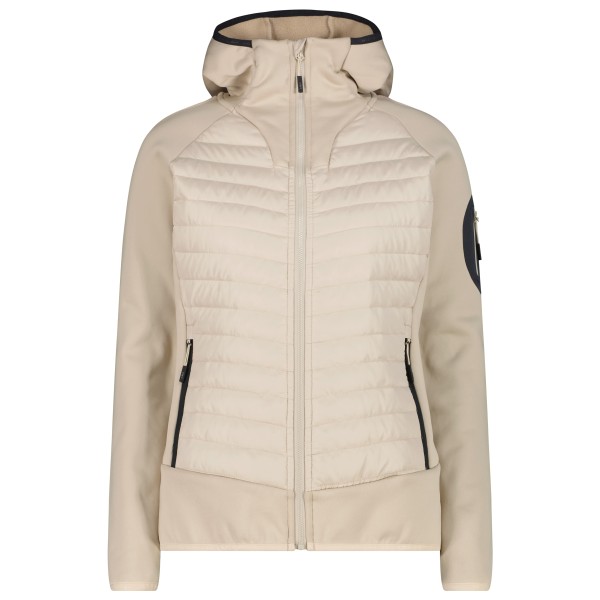 CMP Women’s Jacket Hybrid Fix Hood 36E1326 Synthetisch jack Beige
