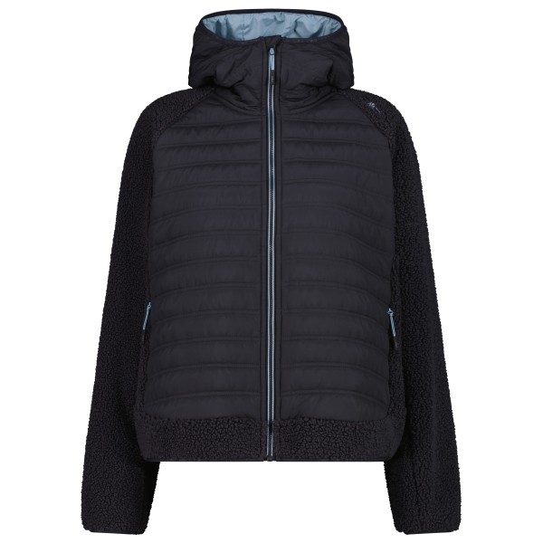 CMP Women’s Jacket Hybrid Fix Hood 36P1446 Hybride jas Zwart