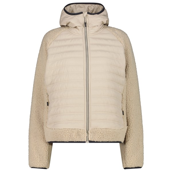 CMP Women’s Jacket Hybrid Fix Hood 36P1446 Hybride jas Beige