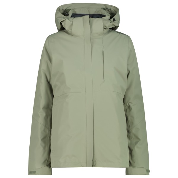 CMP Women’s Jacket Zip Hood + Inner Jacket 36Z2036D 3-in-1-jas Olijfgroen