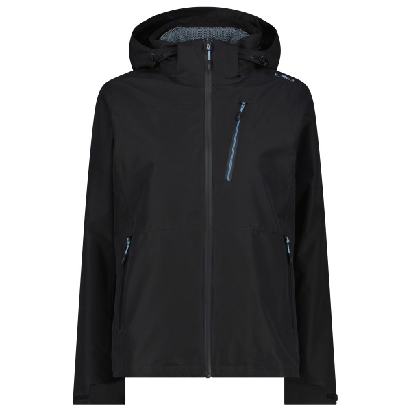 CMP Women’s Jacket Zip Hood + Inner Jacket 36Z2056D 3-in-1-jas Zwart