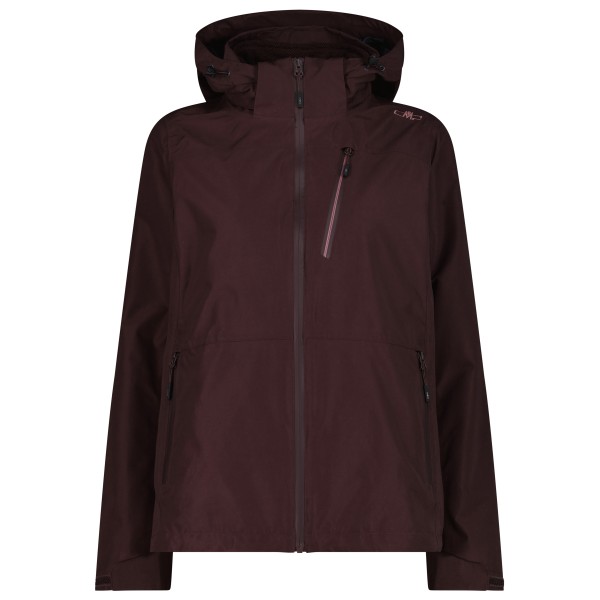 CMP Women’s Jacket Zip Hood + Inner Jacket 36Z2056D 3-in-1-jas Bruin