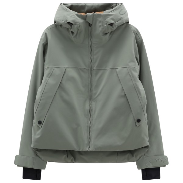 CMP Women’s Jacket Zip Hood With Inner Gaiter 36W4436 Ski-jas /olijfgroen Grijs